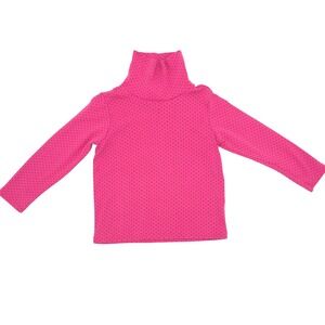 Gymboree Girls Pink Polka Dot Turtleneck Top Y2K 2003 Vintage Size 4